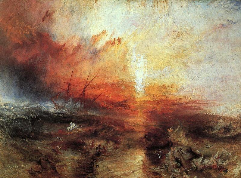Joseph Mallord William Turner The Slave Ship Spain oil painting art